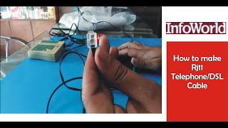 How to make Rj11 TelephoneDSL Cable [upl. by Ainahpets]