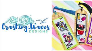 ITH Machine Embroidery Bookmark Design by Crashing Waves Designs [upl. by Cecilla]