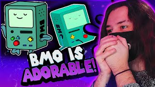 BMO IS ADORABLE 💚  Adventure Time SEASON 2 EPISODE 48 REACTION [upl. by Yesnik]