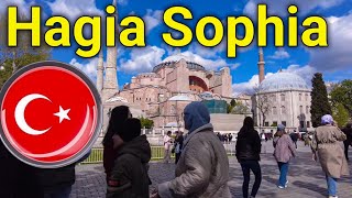 Hagia Sophia Mosque Istanbul 4k Walking Tour  Hagia Sophia Complete Guided Walking Tour  Turkey 🇹🇷 [upl. by Hedi]