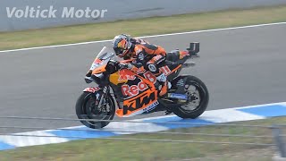 KTM RC16 action and pure sound  Spain GP MotoGP Jerez 2023 [upl. by Chao]