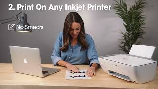 How to Use Sticker Paper for Inkjet Printers by PPD [upl. by Merkle]