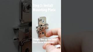 How To Fit Blum Soft Close Hinge Tutorial interiordesign kbb design [upl. by Losyram]