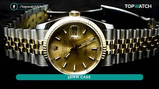 Rolex  Oyster Perpetual Datejust 16233 [upl. by Neelasor380]