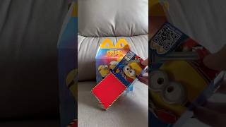 Unboxing My Minions Despicable Me 4 McDonald Happy Meal Box shorts minions unboxing [upl. by Angadreme]