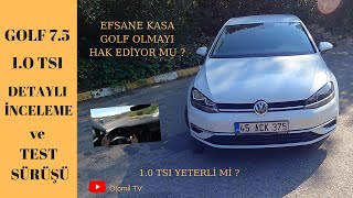 VW Golf 75  Midline Plus 10 TSI  Detaylı İnceleme ve Test Sürüşü  Şahsi Otomobilimi İnceledim [upl. by Lyckman155]