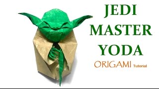 Origami Jedi Master Yoda Fumiaki Kawahata Star Wars [upl. by Gersham697]