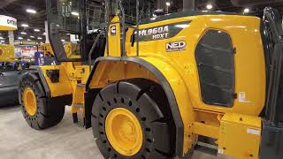 ISRI 2022 Convention  NED review of Hyundais HL960HDXT Loader and AllNew HW250MH Material Handler [upl. by Amerak]