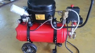 DIY  Small Silent Air Compressor Mini Compressore Silenzioso [upl. by Diane-Marie]