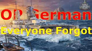 World of Warships The Overpowered German Battleship Everyone Forgot About Check Comments [upl. by Meelak]