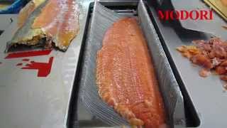 Smoked Salmon Slicer wwwmodoricorpcom [upl. by Ossy]