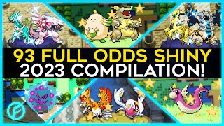 LIVE 93 FULL ODDS SHINY REACTIONS  2023 Compilation [upl. by Daigle]