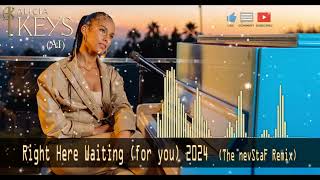 Alicia Keys AI  Right Here Waiting 2024 The nevStaF Remix [upl. by Eesak]