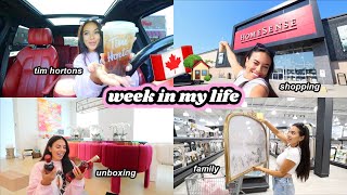 A Week in my life in Toronto ♡ Shopping Home decorating Family amp more [upl. by Josephine]