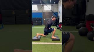 Alternating Lunge Drop Catch  Deficit [upl. by Kristoforo56]