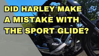 WHY DID HARLEY DISCONTINUE THE SPORT GLIDE [upl. by Vanny946]