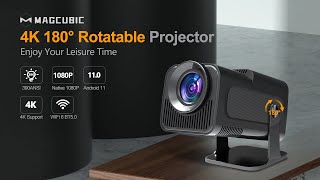 Magcubic 4K Android 11 Projector Native 1080P 390ANSI HY320 Dual Wifi6 BT50  magcubicvisioncom [upl. by Hootman]