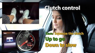 Clutch control  Tips on how to control the clutch  How to keep the car slow  Driving Lesson [upl. by Pomfrey]