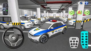 All Police Officer Cars Parking to The Parking Building  3D Driving Class 2024  Android GameGame [upl. by Liuqa]