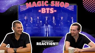 Musicians REACT to BTS  Magic Shop For the First Time [upl. by Giff]