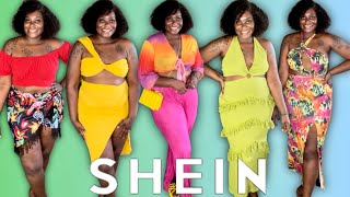 Shein Haul Shein End of Summer Haul  Shein Curve Plus Size Try OnSize 1x [upl. by Arnuad]