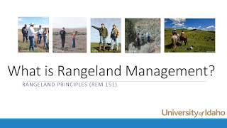 What is Rangeland Management [upl. by Hsan]