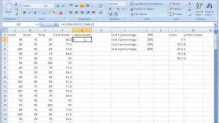 Excel 2007 Tutorial 15 Vlookup [upl. by Maurizia13]