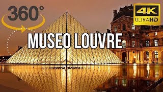 4K MUSEO DEL LOUVRE 360º PARÍS [upl. by Ynabla]