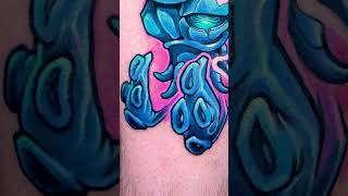 How do we feel about this new school piece 🐙⬇️ InkMaster [upl. by Aneerhs728]