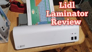 LIDl Laminator Review  Test  United Office [upl. by Sheelah]