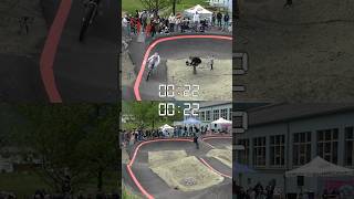 MTB VS Skateboard on Pumptrack [upl. by Aitnecserc288]