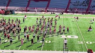 Cornhusker Marching Band PreGame Open Practice 83124 The Olympics Show [upl. by Glenn984]