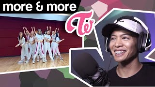 Underdogs of KPop Dance  Dancer Reacts to TWICE  quotMORE amp MOREquot Dance Practice [upl. by Adnirim630]