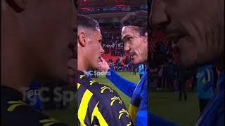 EL EMOTIVO GESTO DE CAVANI EN COPA ARGENTINA 🥺 [upl. by Eiddal30]