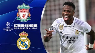 Liverpool vs Real Madrid Extended Highlights  UCL Round of 16  Leg 1  CBS Sports Golazo [upl. by Ausoj119]