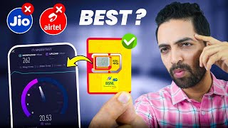 BSNL New 4G Sim Testing  Better Than Jio amp Airtel  My Experience😱 [upl. by Makell]