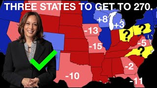 Kamala Harris Needs JUST THREE STATES to WIN the 2024 Election [upl. by Kyl]