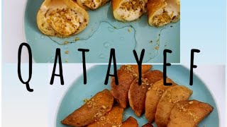 Classic Qatayef with cream and nuts😋  Fail proof recipe💯  English Sub✔️ Sahalus Kitchen  Ep 8 [upl. by Ramburt]