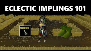 How I Catch Bulk Eclectic Implings for Ranger Boots EASY OSRS Ironman [upl. by Finlay111]