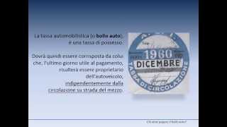 Chi deve pagare il bollo auto Guida in 100 secondi [upl. by Ambrosane810]