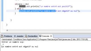 PROGRAMMER EN JAVA Débutant  23  Les conditions le bloc ifelse [upl. by Carlina]
