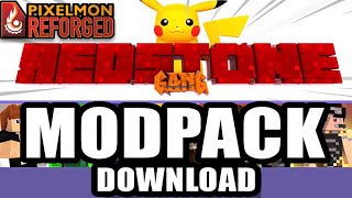 COMO BAIXAR E INSTALAR MODPACK DO PIXELMON REFORGED DA REDSTONE GANG [upl. by Hulburt]