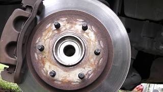 Wheel Hub Bearing Grinding Noise Easy Fix [upl. by Reinert915]