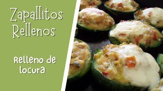 Zapallitos rellenos de chorizo de cerdo [upl. by Hoi]