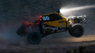 TJ Flores Romps his Trophy Truck through Nevada Desert [upl. by Adekahs]