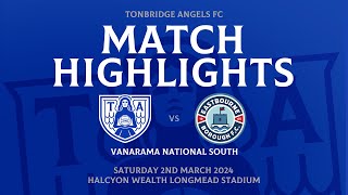 Match Highlights I Tonbridge Angels 2 Eastbourne Borough 0 [upl. by Annaek702]