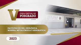 UPG Ingeniería Geológica Minera Metalúrgica y Geográfica  V Feria Virtual de Posgrado UNMSM [upl. by Costello]