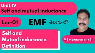 Self and Mutual Inductance Definition  Procedure to evaluate Inductance  Lec01  EMF [upl. by Lombardy]