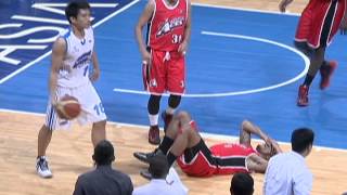 The James YapCalvin Abueva matchup gets heated [upl. by Onurb732]