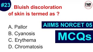 norcet exam preparation I aiims norcet 2023 I aiims norcet questions and answer 23 [upl. by Orvah504]